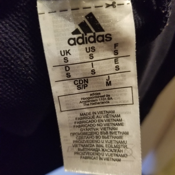 Adidas Sweatshirt -Navy & Grey- Small - Picture 2 of 4